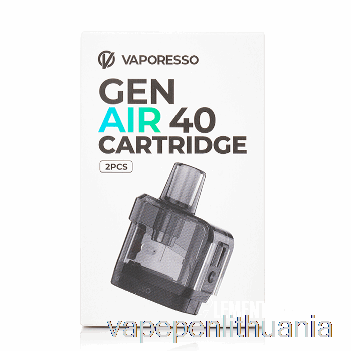Vaporesso Gen Air 40 Pakaitalų 4,5 Ml Gen Air 40 Ankščių Vape Skystis